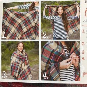 Blanket Scarf by Grace & Lace